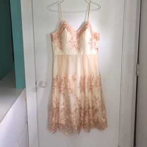 Beautiful rose gold formal dress